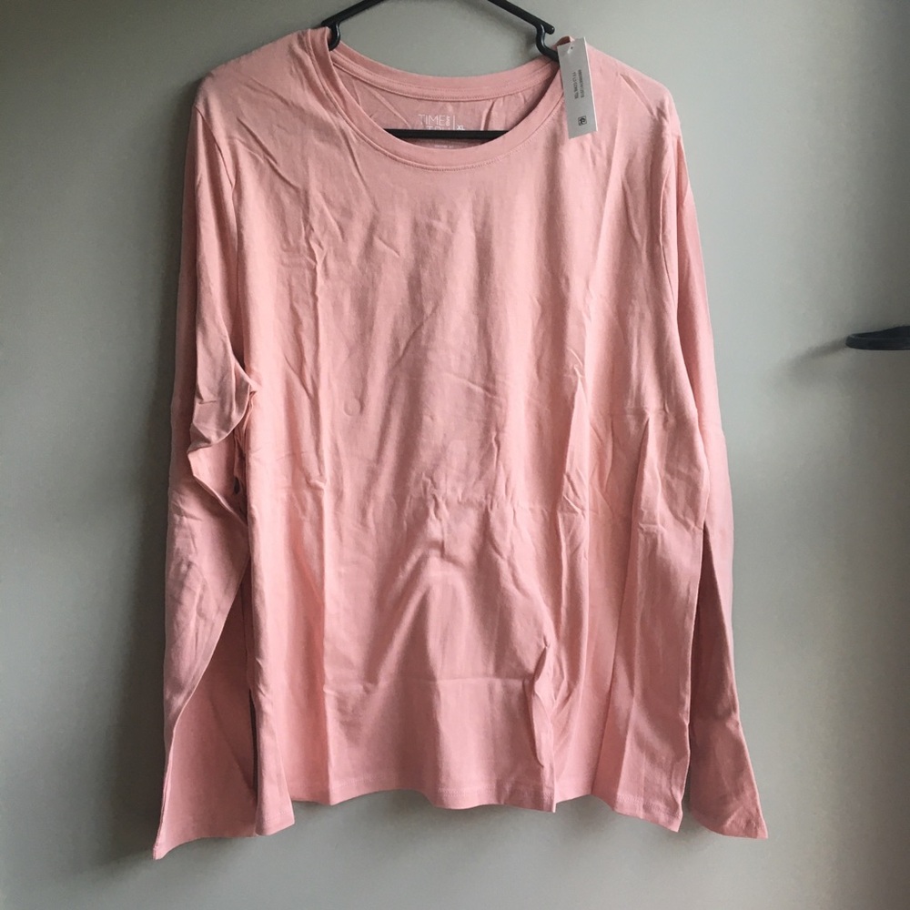 TIME & TRU | brand new classic cotton long sleeve tee